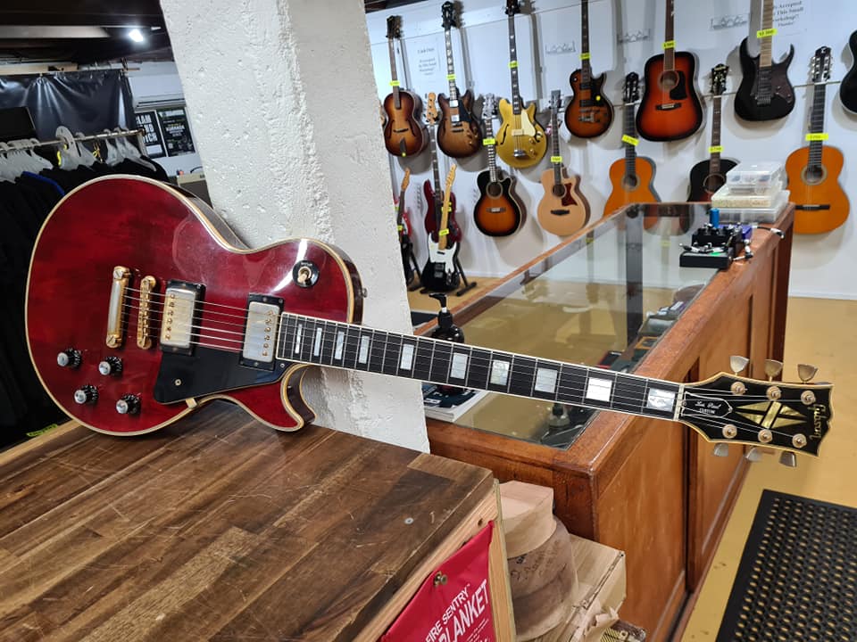 1974 WIne Red Les Paul Custom SOLD