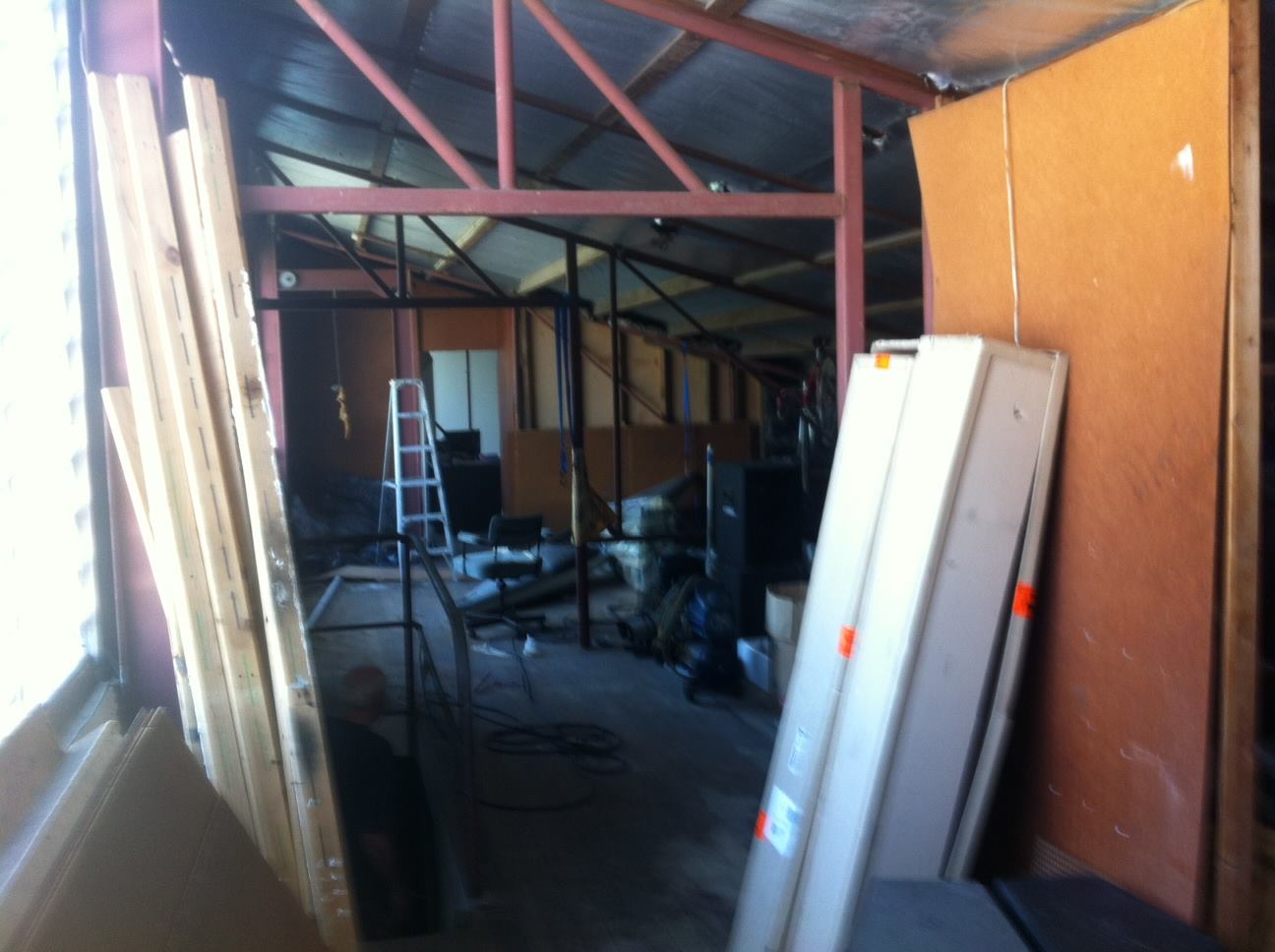 Workshop #1 Before Cleanup & Fitout 2013