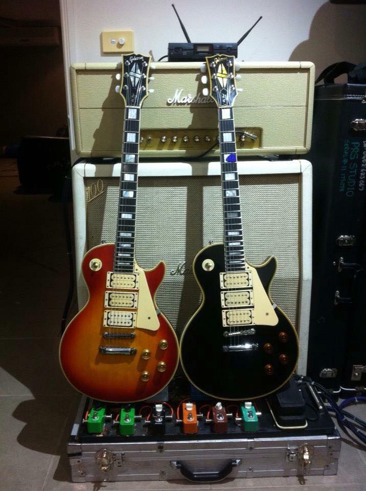 Gibson '73 + '76 Les Paul Customs