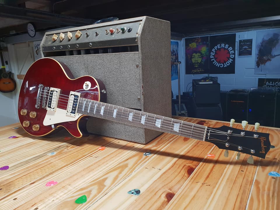 Scotty Kingman's Wine Red Les Paul