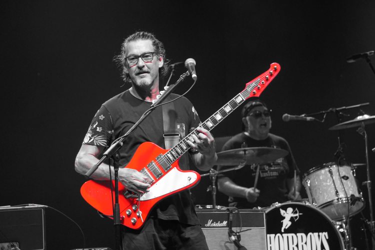 Cuatom Made FIrebird Style Guitar in Safety Red