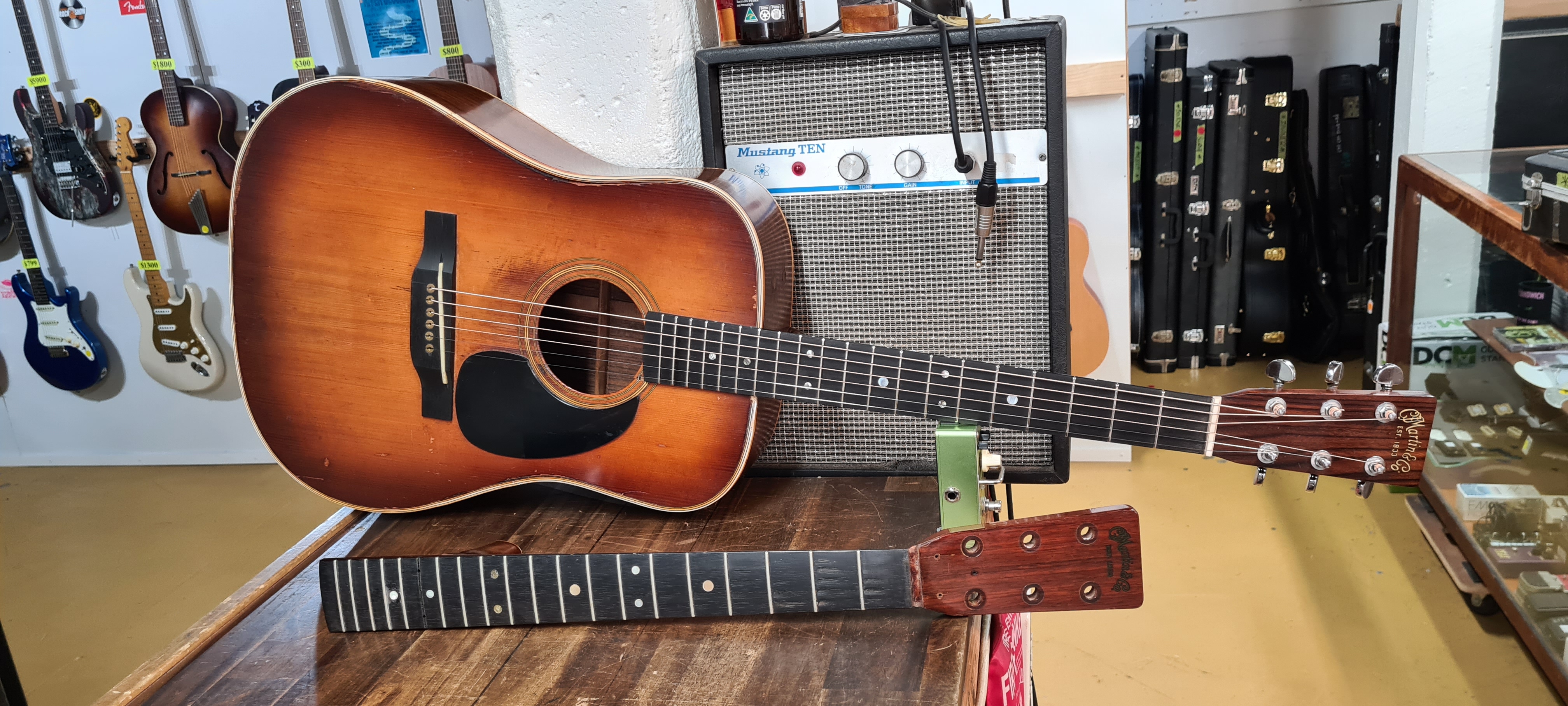 1976 Martin D28 New Neck Made, Finished and Fitted