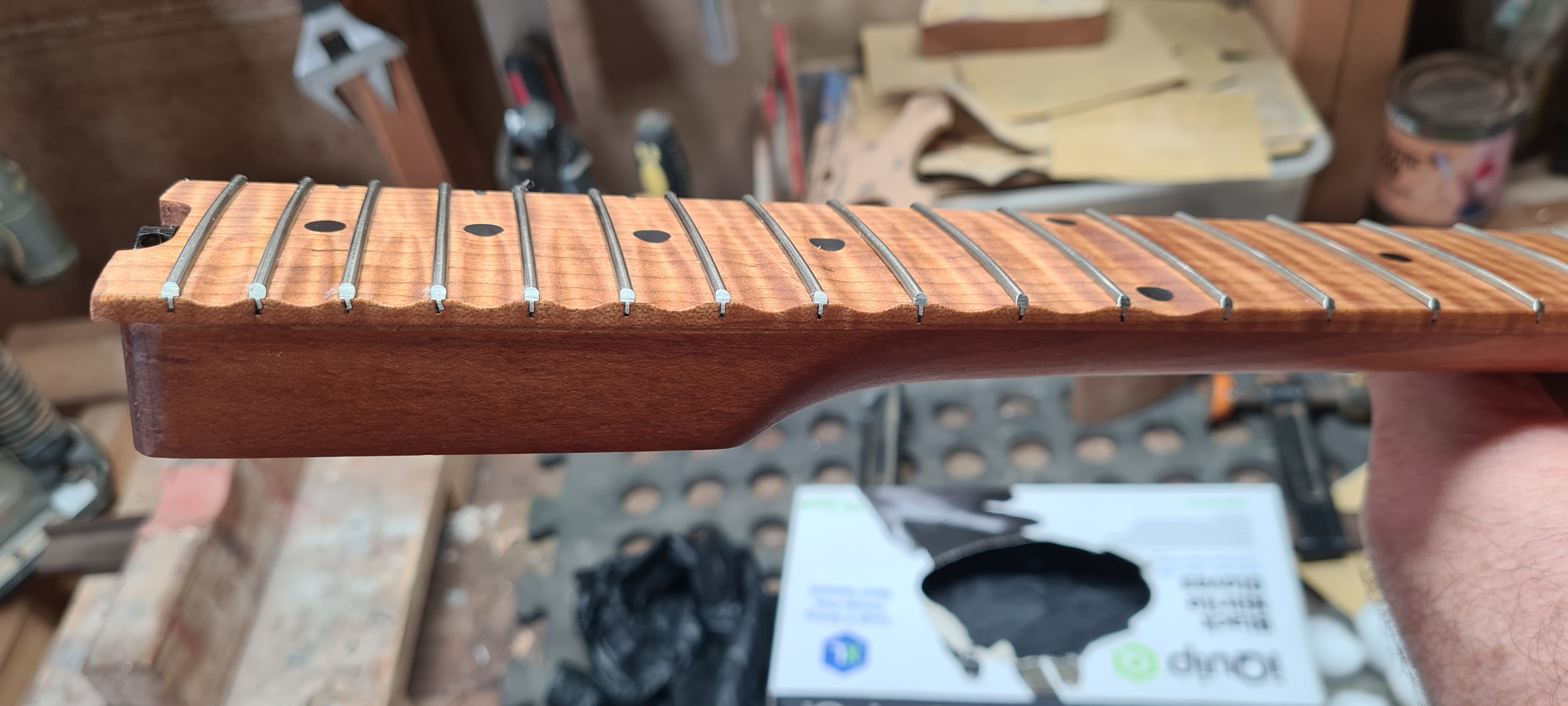 Partial Scalloped Fingerboard!