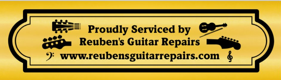Guitar Repairs Service Sticker, Guitar Repairs, Custom Made Guitars, Rockpig Guitars, Cairns, Far North Queensland, Australia