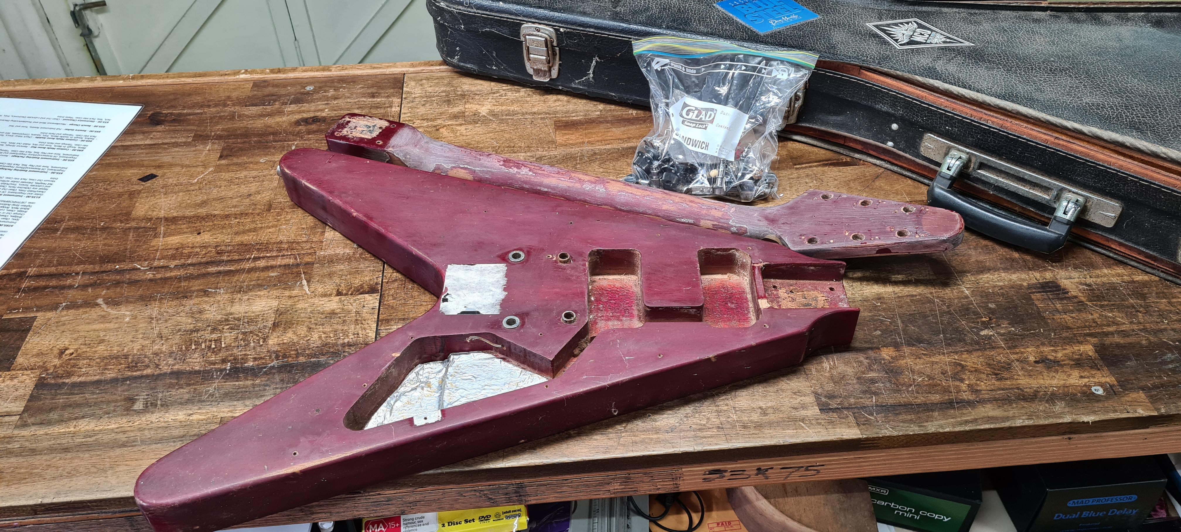 70s Ibanez Refinish Before Pic