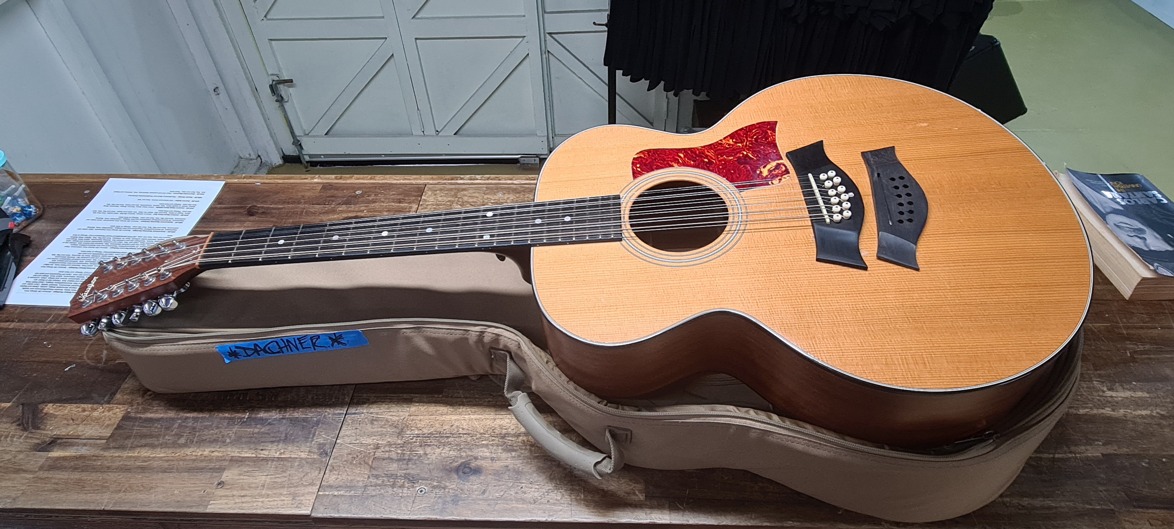 Roberto's Taylor 355 w/ Custom Made Oversize Bridge!