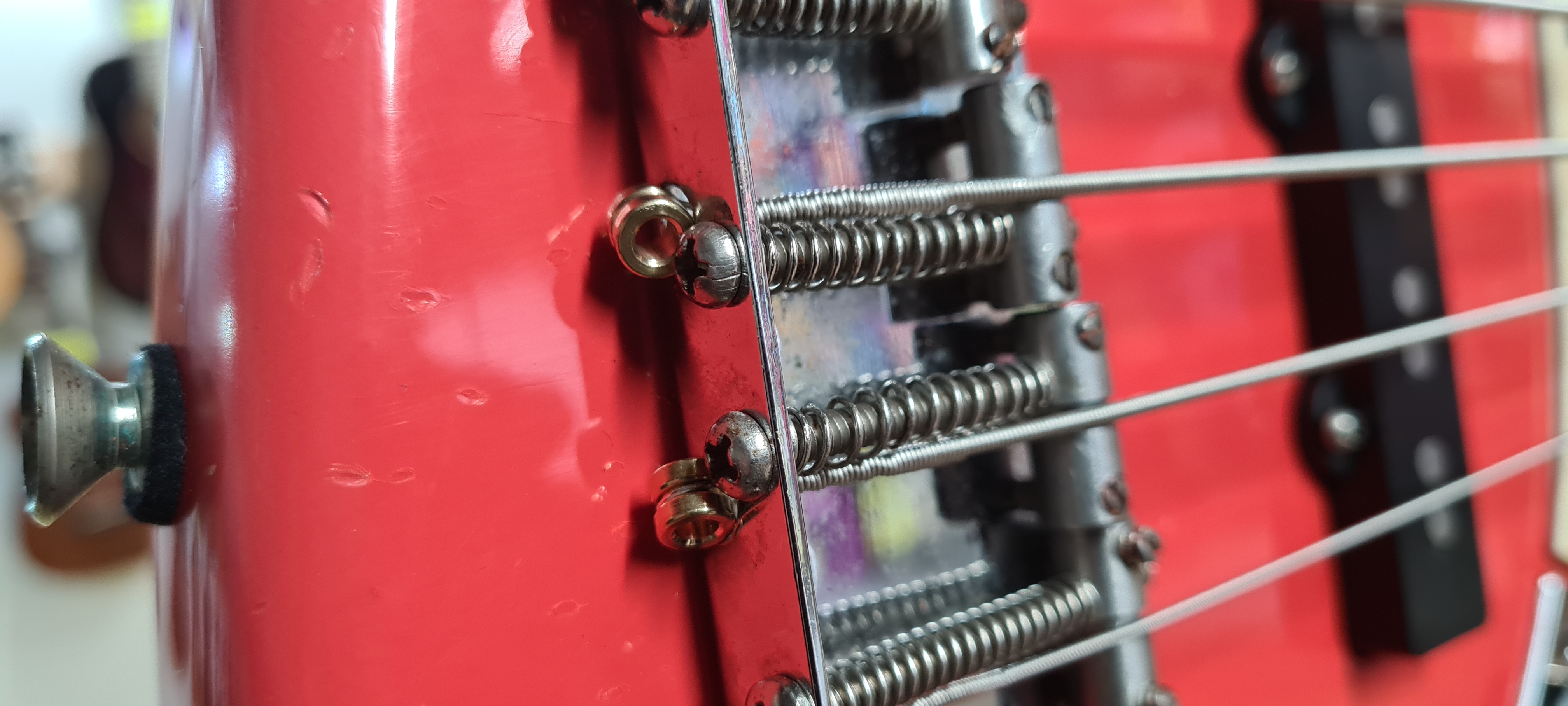 Fender 1968 Jazz Bass Fiesta Red Refin & Relic Pic 1