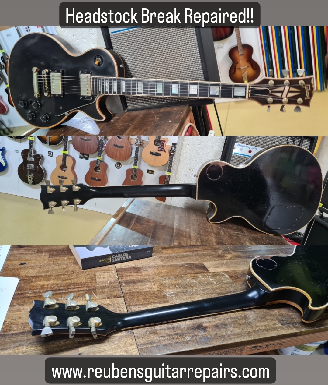 Headstock Break Repaired