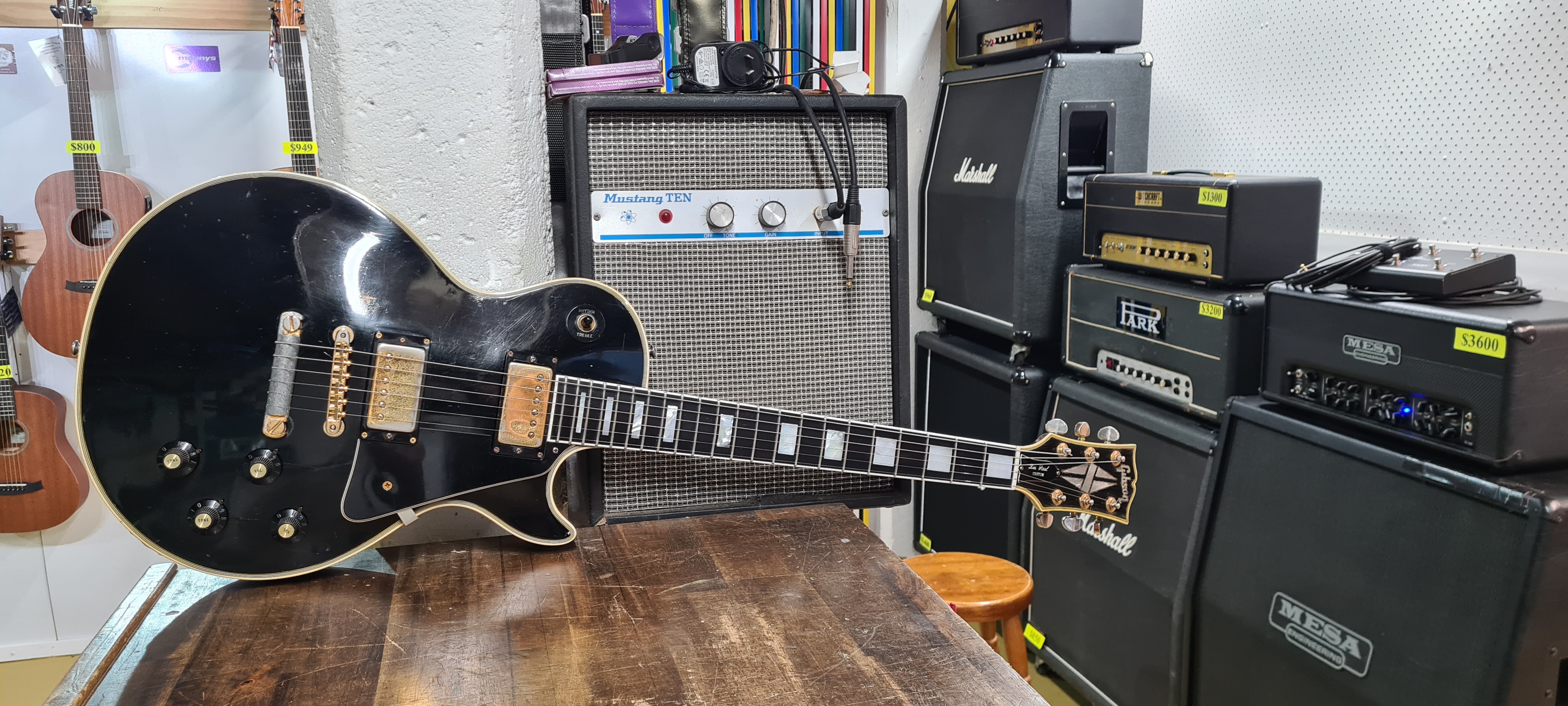 Mid 1973 Gibson Les Paul Custom in for Service