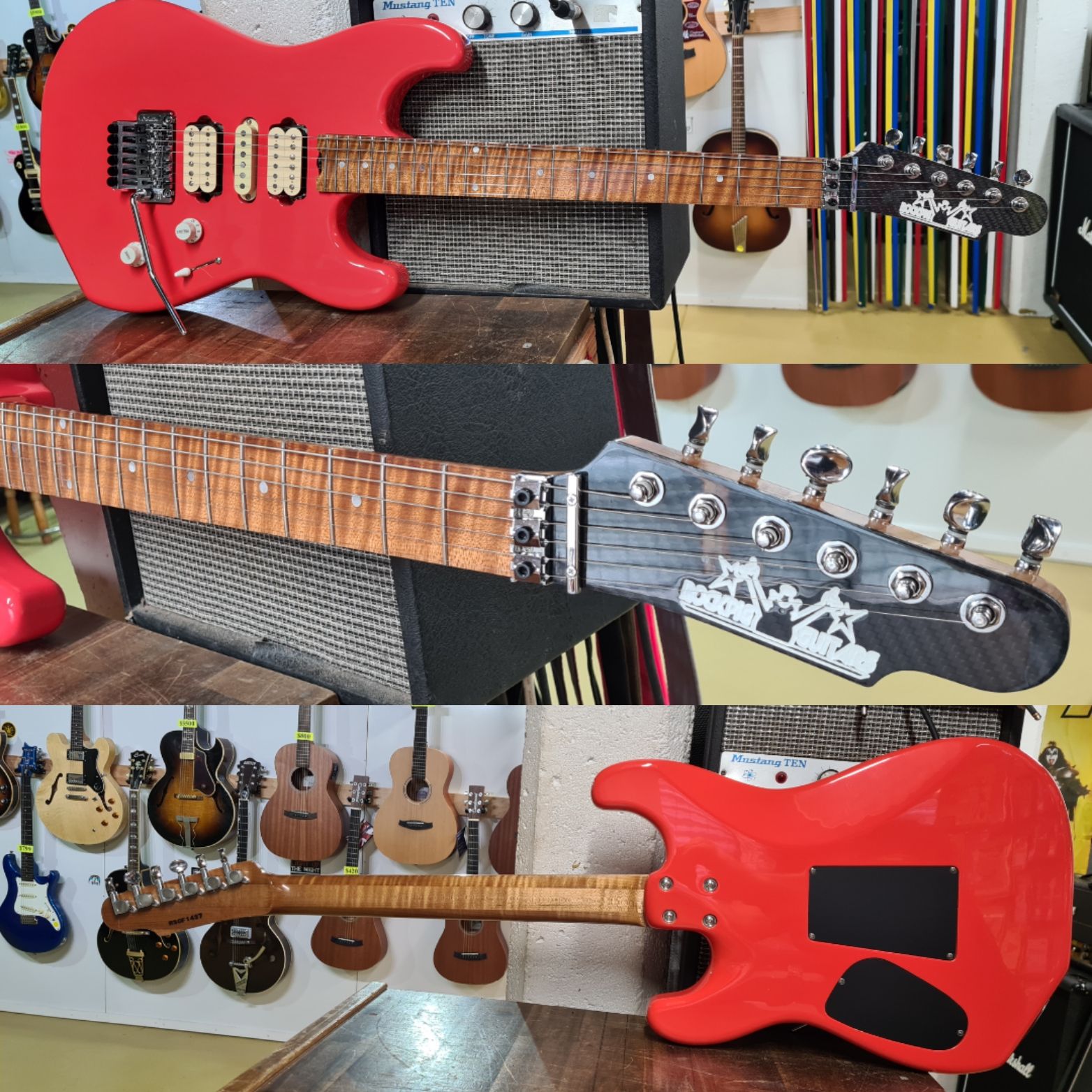 Rockpig Sniper Classic Prototype Faded Fiesta Red #RSCF1437