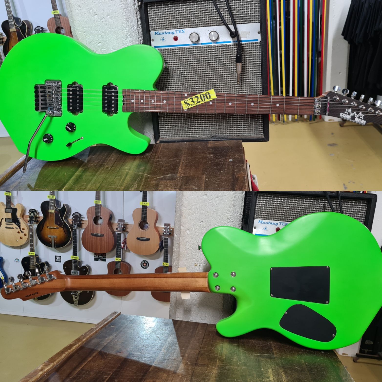 Slime Green Satin Rockpig Summit Standard FOR SALE!!