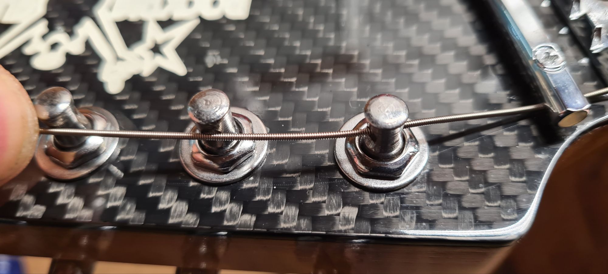 Restring Your Floyd Rose - Measure 2 Post Lengths