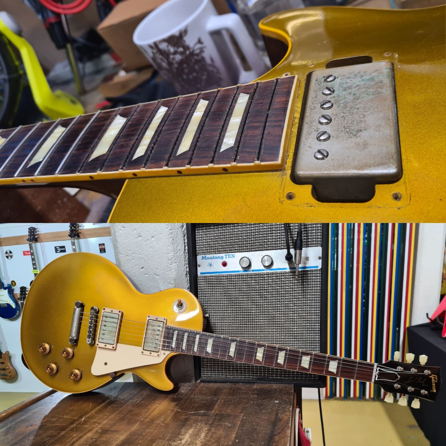 Gibson R7 LP "Between The Nibs" Refret Complete!