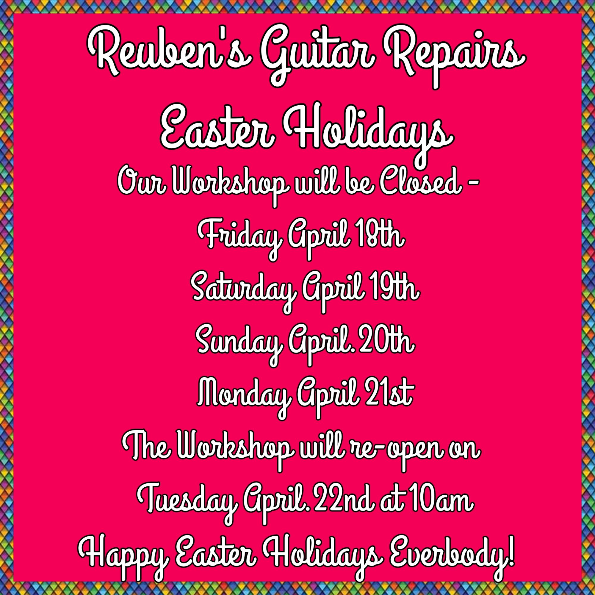 2025 Easter Holidays Poster