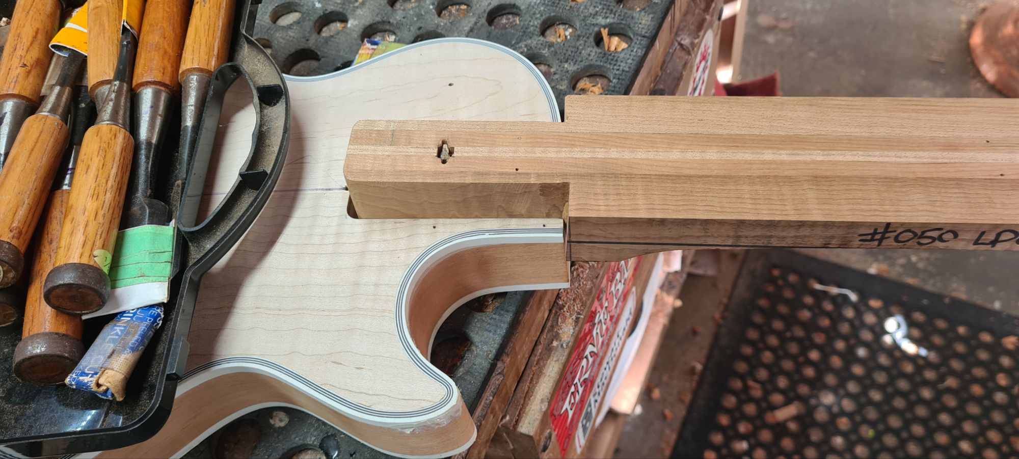 New Neck in an Old LP Custom