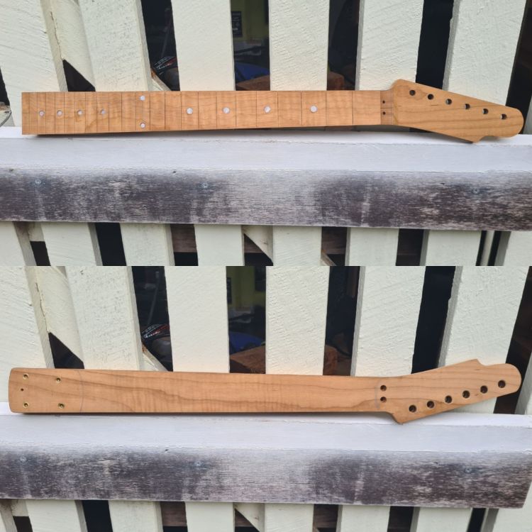New Rockpig "F" Style Neck w/Roasted Maple AAA Neck and FIngerboard