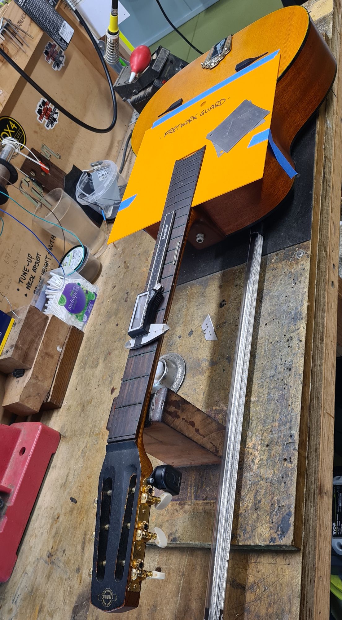 Gypsy Jazz Guitar Refret!