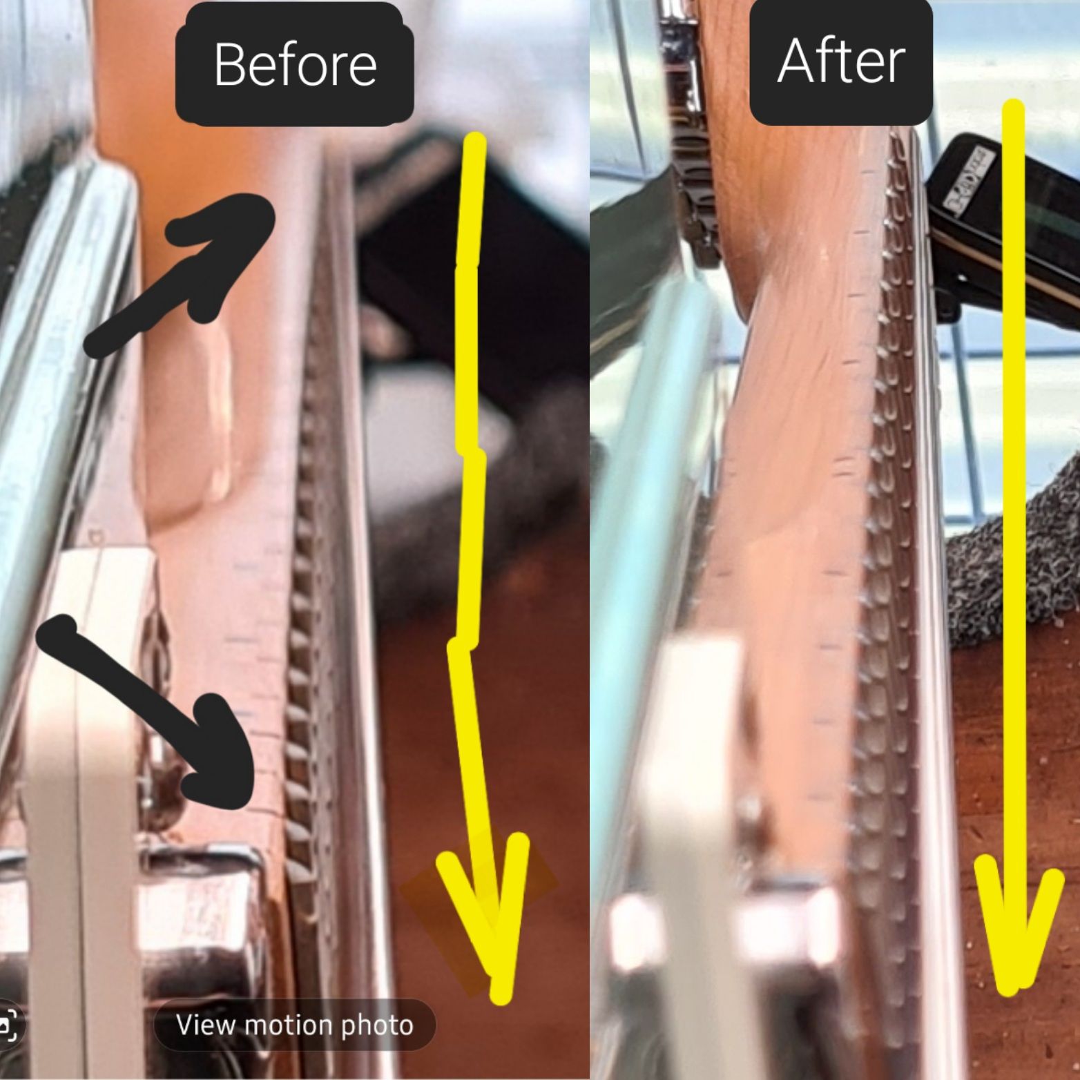 Twisted Maple Neck Remedial Fretwork!