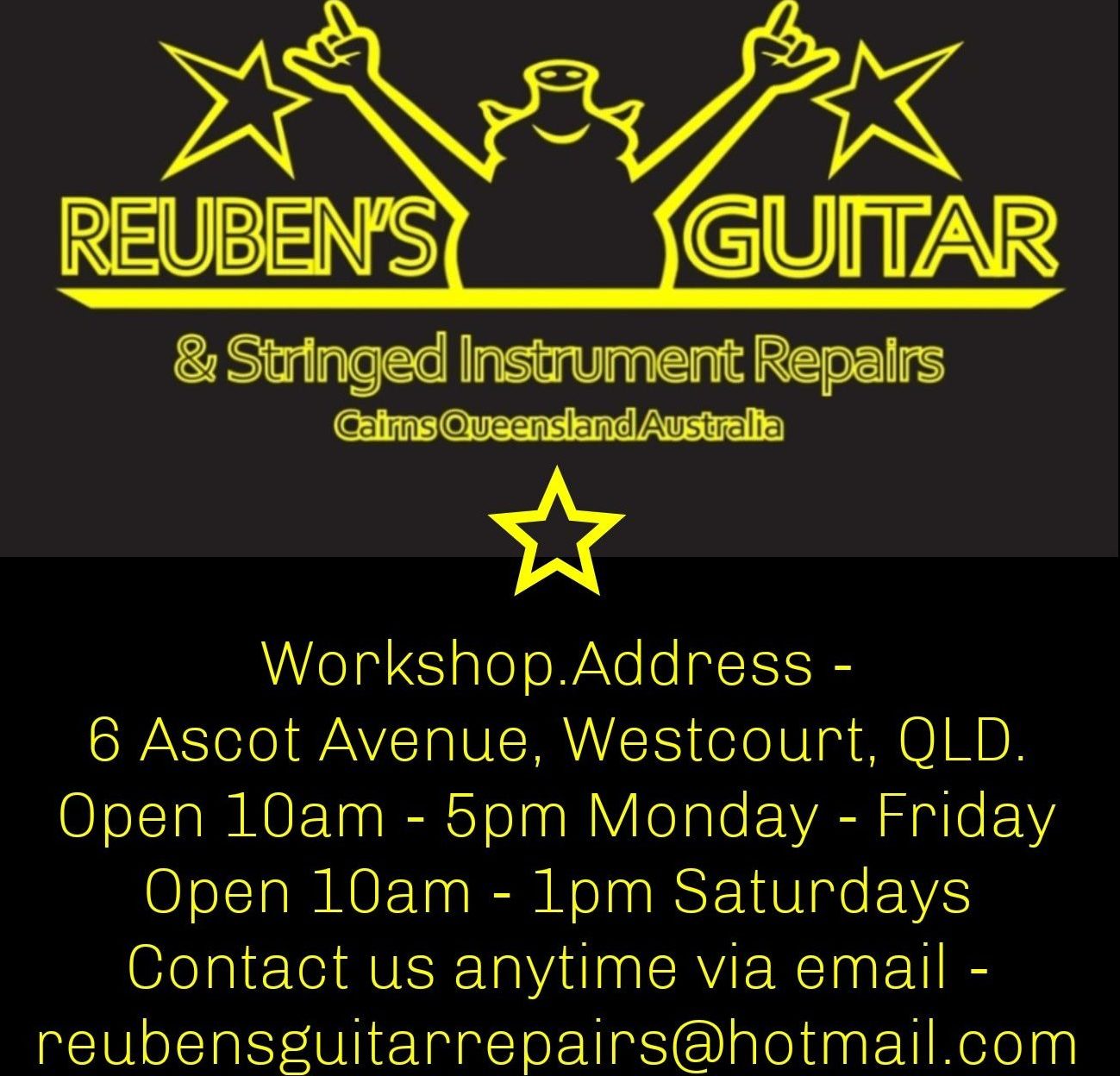 *****Reuben's Guitar Repairs, Cairns QLD*****