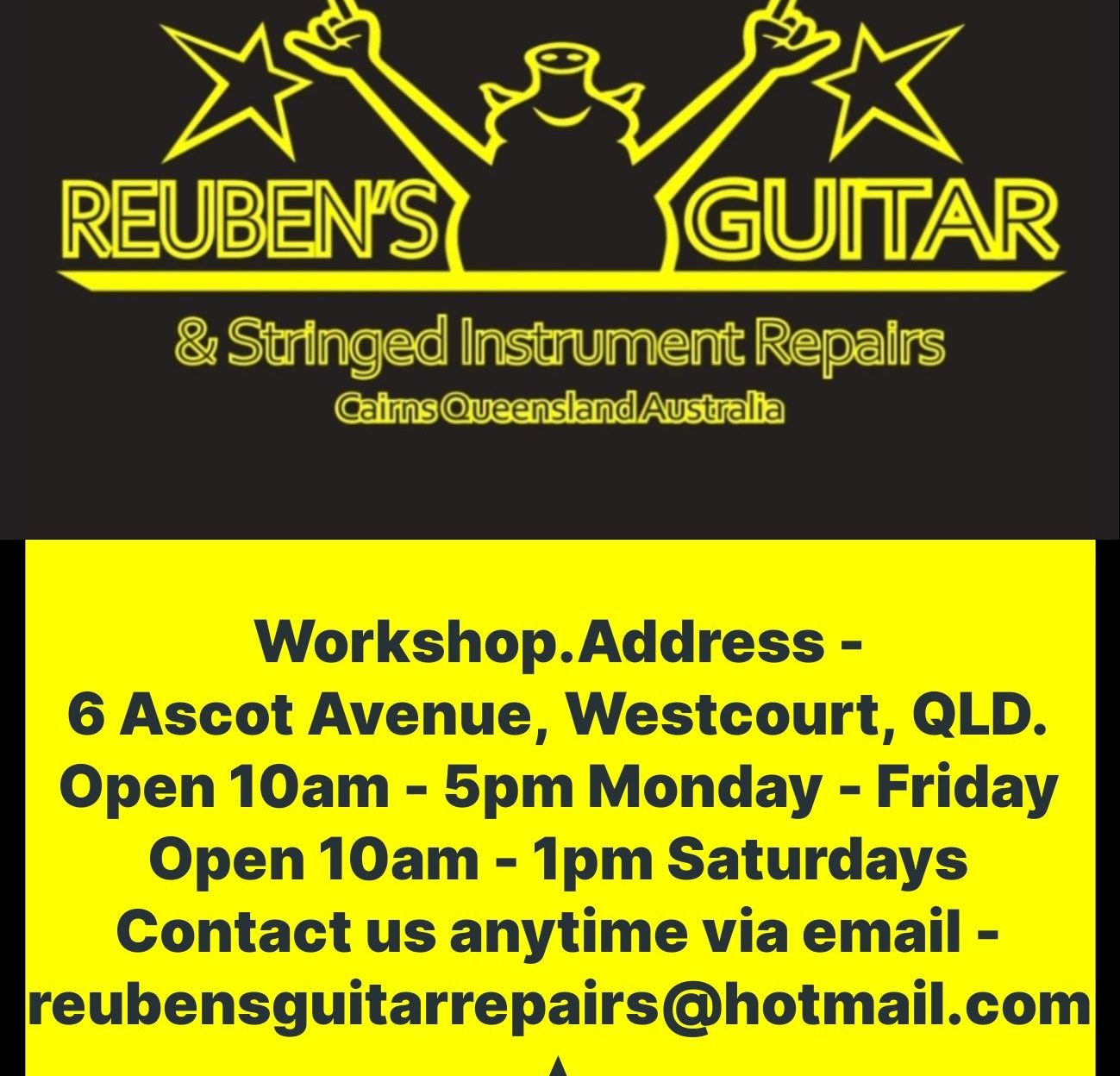 *****Reuben's Guitar Repairs, Cairns QLD*****