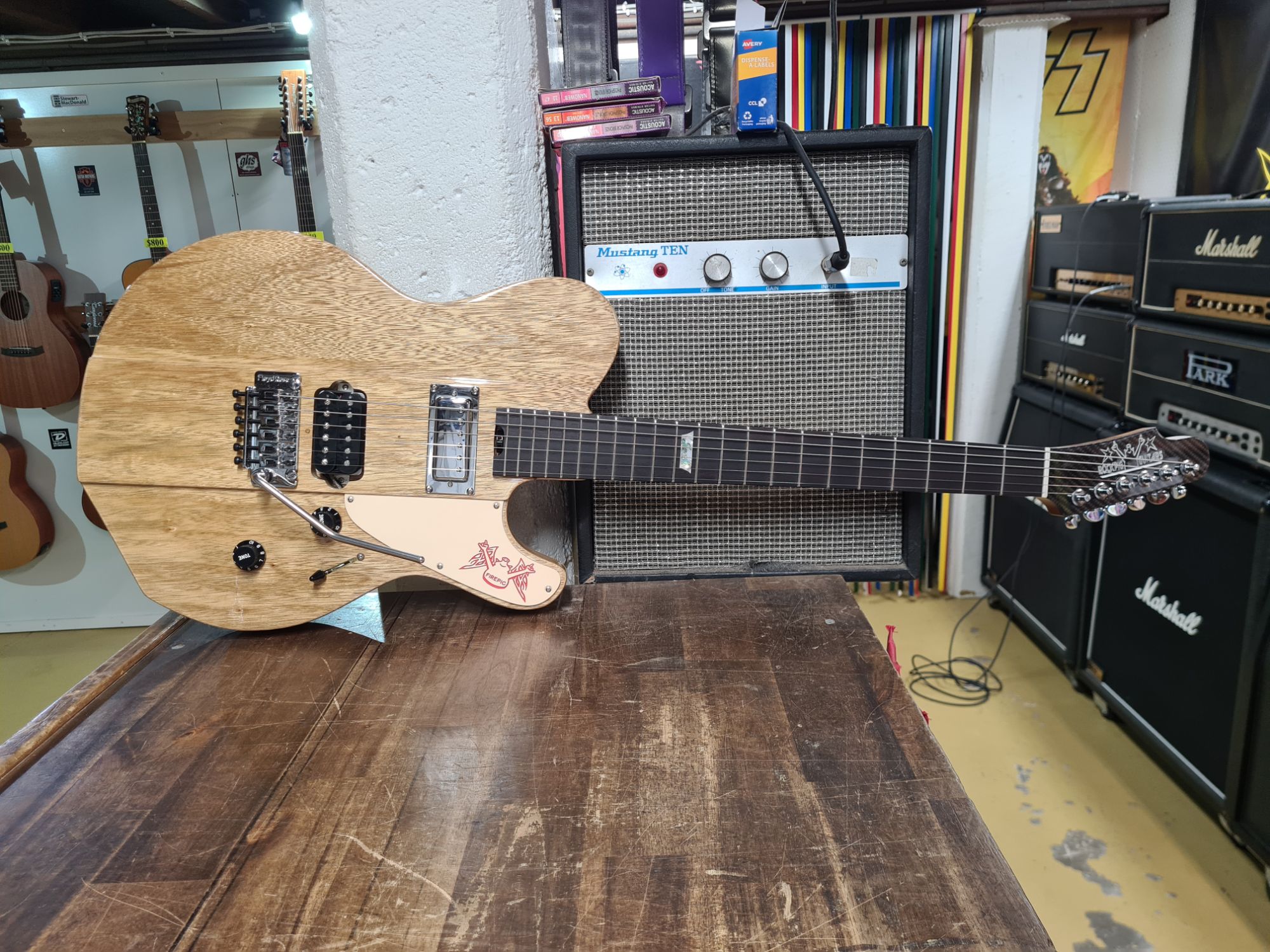Rockpig Summit Custom "Firepig" made for Shane Brophy!